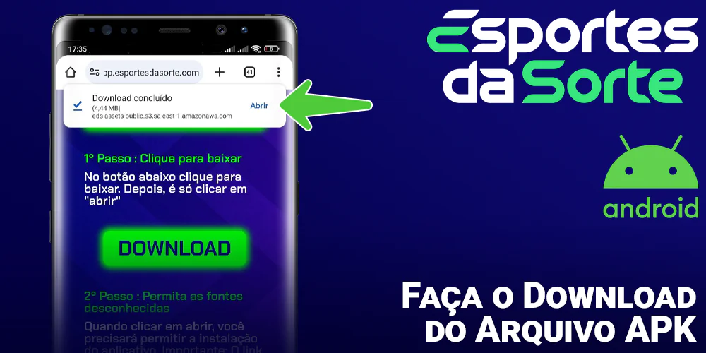 Baixe o APK Esporte Da Sorte para o seu celular